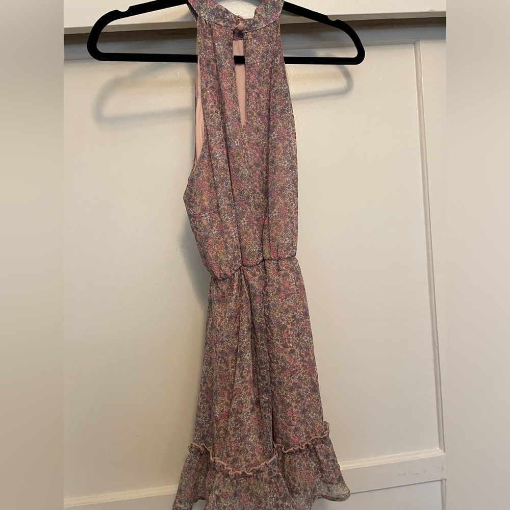 Halter top floral dress from ModCloth